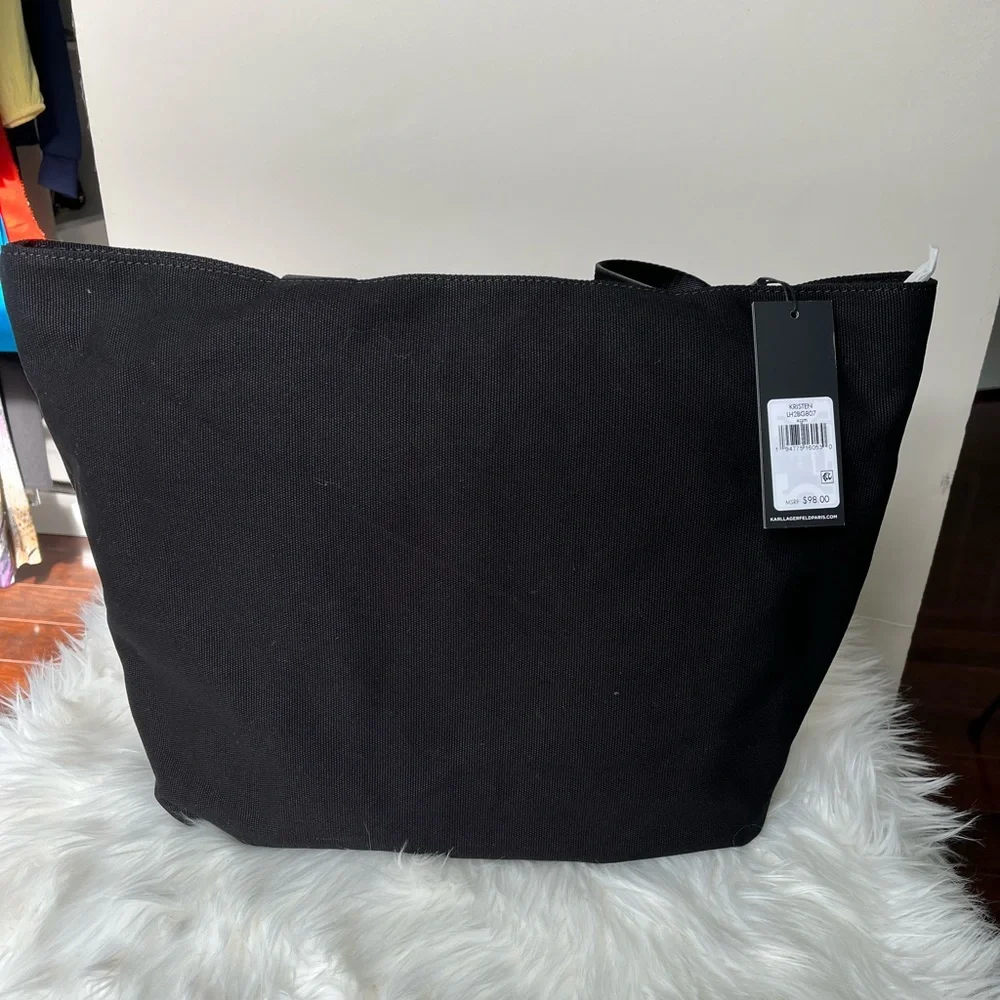 NWT Karl Lagerfeld Tote Bag. NEVER USED - Picture 2 of 4
